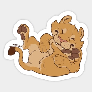 Little Lion Noms Sticker